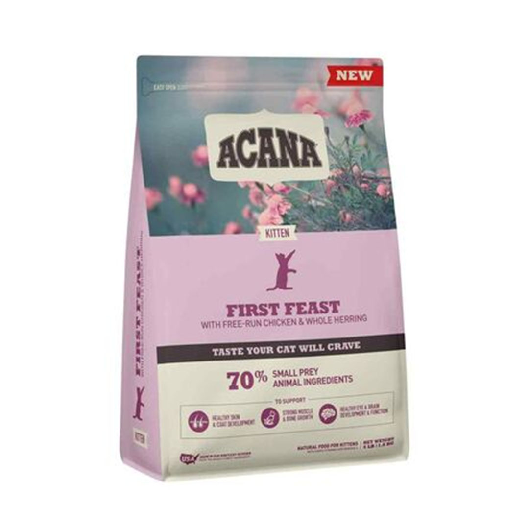 Acana First Feast Tavuklu ve Balıklı Yavru Kedi Maması 1,8Kg