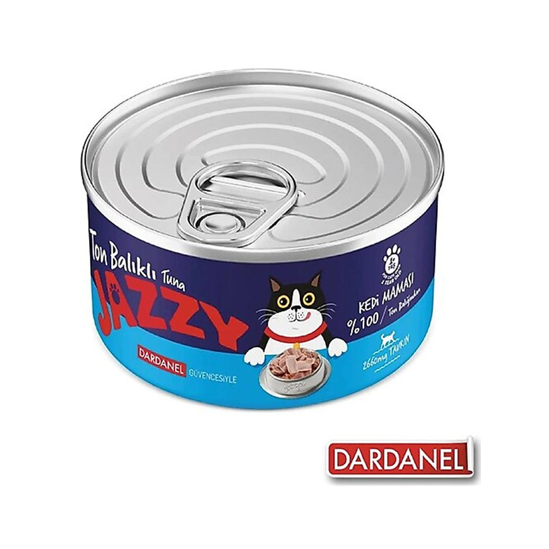 Dardanel Jazzy Ton Balıklı Konserve Kedi Maması 95gr