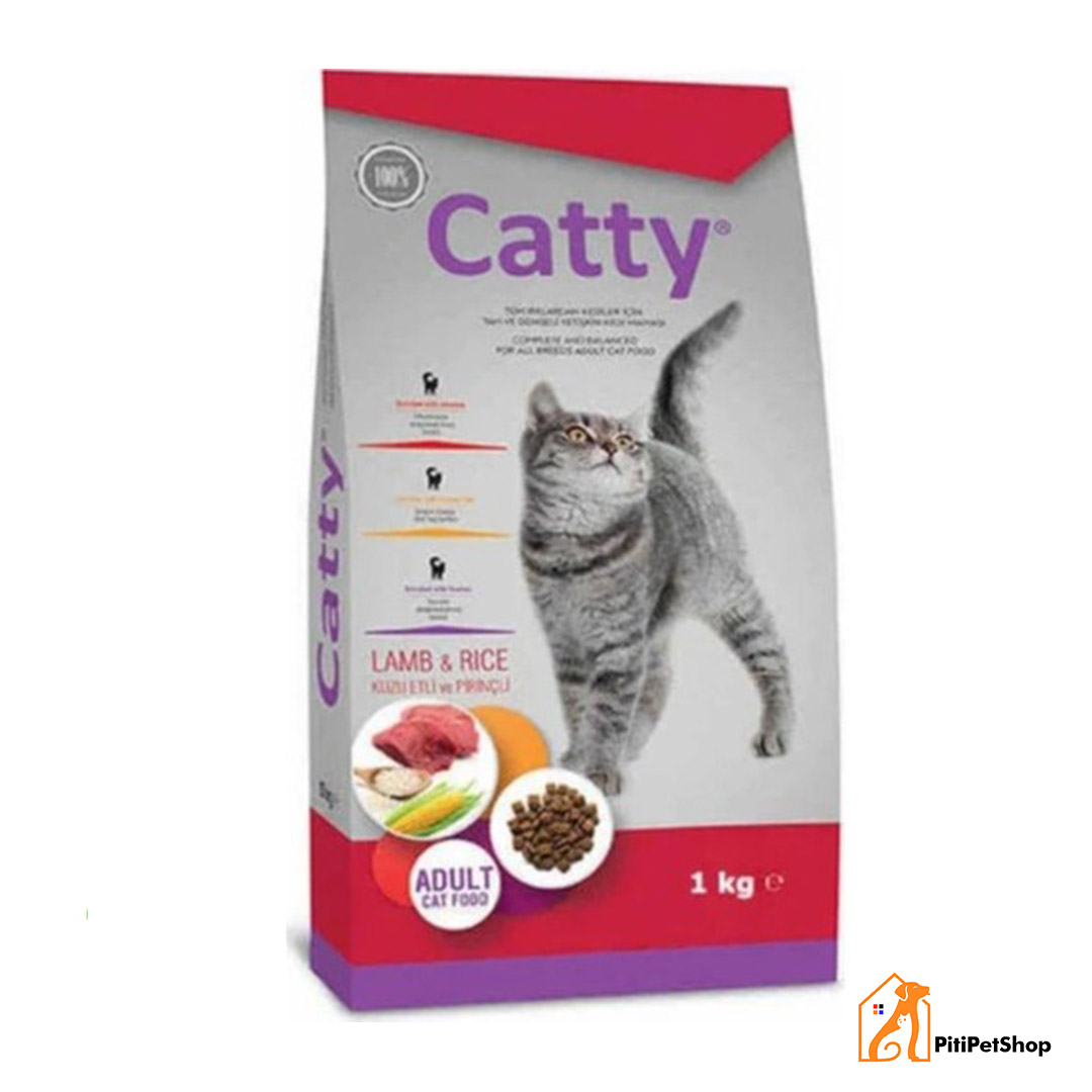 Catty Kuzu Etli Yetişkin Kedi Maması 1Kg